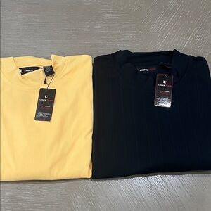 Men’s Bundle Links Tech Yellow and Black short sleeve | XL